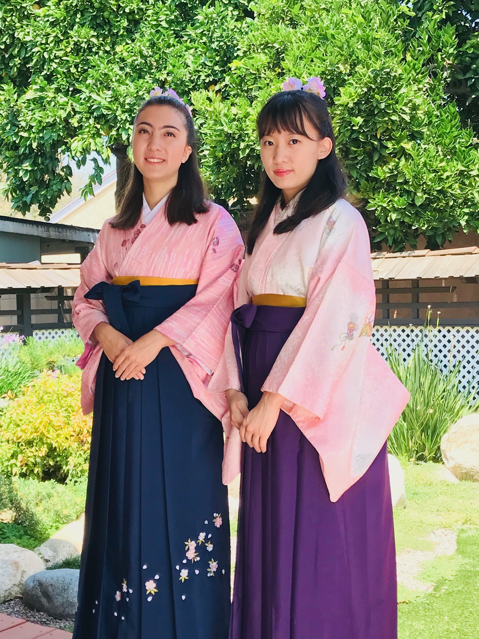 高校卒業記念 袴 ロサンゼルス